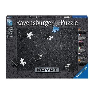 Ravensburger 15260 Puzzle - Kunst, Schwarz-Krypt, 736 Stk - Erwachsenen Herausforderung Ravensburger 15260 Puzzle - Kunst, Schwarz-Krypt, 736 Stk - Erwachsenen Herausforderung