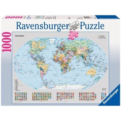 Ravensburger 00.015.652 1000-Teile Puzzle - Weltkarte Ravensburger 00.015.652 1000-Teile Puzzle - Weltkarte