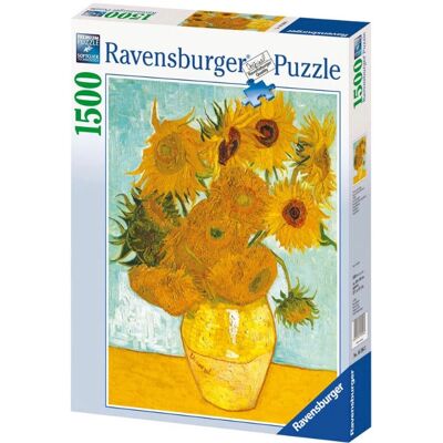 Ravensburger 16206 Collection d'Art Tournesols 1500 Pièces - Publicité Ravensburger 16206 Collection d'Art Tournesols 1500 Pièces - Publicité