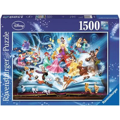 Ravensburger Livre Magique d'Histoires Disney - Puzzle de 1500 Pièces - Enfants & Adultes - Publicité Ravensburger Livre Magique d'Histoires Disney - Puzzle de 1500 Pièces - Enfants & Adultes - Publicité