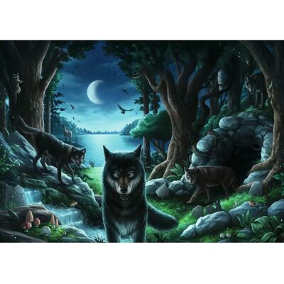 Puzzle Ravensburger - 759 Pièces Évasion Mystère Loups Puzzle Ravensburger - 759 Pièces Évasion Mystère Loups