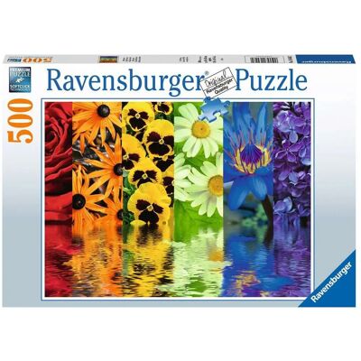 Puzzle Floral Reflections Ravensburger 500 pièces - Puzzle - Publicité Puzzle Floral Reflections Ravensburger 500 pièces - Puzzle - Publicité