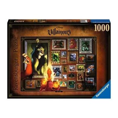 Quebra-cabeça Ravensburger Scar - Coleção Vilões Disney - 1000 peças Quebra-cabeça Ravensburger Scar - Coleção Vilões Disney - 1000 peças