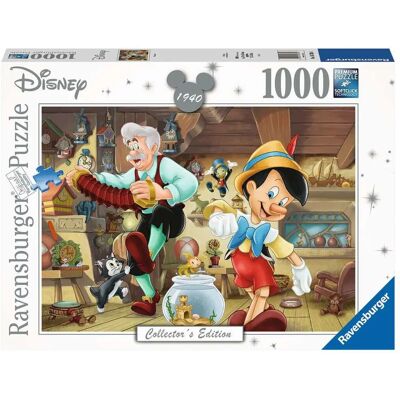 Ravensburger Disney Pinocchio Collector's Edition Puzzel - 1000 Stukjes Ravensburger Disney Pinocchio Collector's Edition Puzzel - 1000 Stukjes