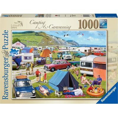 Ravensburger Leisure Days No 5 Camping & Caravanning 1000 Piece Puzzle - Jigsaw Puzzle Ravensburger Leisure Days No 5 Camping & Caravanning 1000 Piece Puzzle - Jigsaw Puzzle