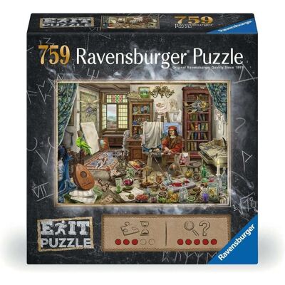 Ravensburger Puzzle Exit Kunstneratelier - 759 Stykker Ravensburger Puzzle Exit Kunstneratelier - 759 Stykker