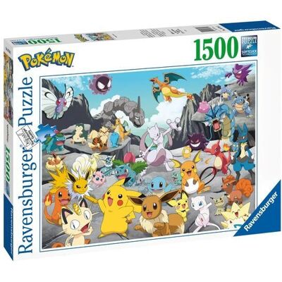 Puzzle Pokémon Ravensburger 1500 pièces - Collection Classique - Publicité Puzzle Pokémon Ravensburger 1500 pièces - Collection Classique - Publicité