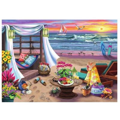 Ravensburger Cabana Retreat Groot Legpuzzel - Landschap Ravensburger Cabana Retreat Groot Legpuzzel - Landschap