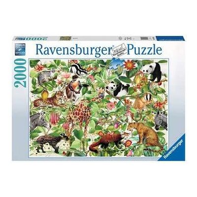 Puzzle Giungla Ravensburger 2000 Pezzi - Animali Puzzle Giungla Ravensburger 2000 Pezzi - Animali
