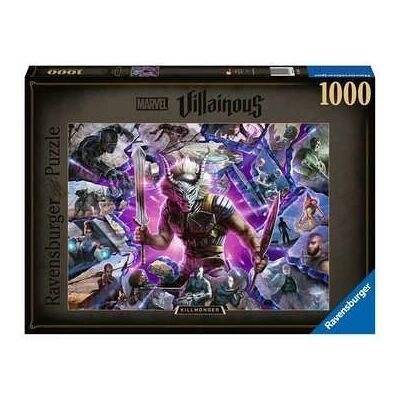 Ravensburger Marvel Villainous Killmonger Puslespill - 1000 deler Ravensburger Marvel Villainous Killmonger Puslespill - 1000 deler