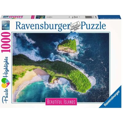 Puzzle Ravensburger 16909 - Îles - 1000 Pièces - Publicité Puzzle Ravensburger 16909 - Îles - 1000 Pièces - Publicité