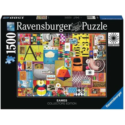 Puzzle Ravensburger Casa de Cartas Eames 1500 Peças Puzzle Ravensburger Casa de Cartas Eames 1500 Peças