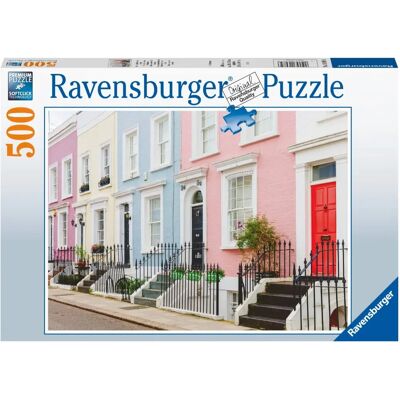 Puzzle Ravensburger Maisons colorées à Londres - 500 pièces - Publicité Puzzle Ravensburger Maisons colorées à Londres - 500 pièces - Publicité