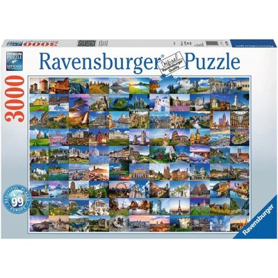 Ravensburger Modell 99 Schöne Orte in Europa - Puzzle Ravensburger Modell 99 Schöne Orte in Europa - Puzzle