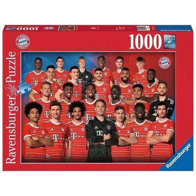 Quebra-cabeça Ravensburger 17127 - FC Bayern Temporada 2022/2023 - 1000 Peças - Tipo de Quebra-Cabeça Quebra-cabeça Ravensburger 17127 - FC Bayern Temporada 2022/2023 - 1000 Peças - Tipo de Quebra-Cabeça