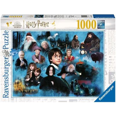 Quebra-cabeça Ravensburger Harry Potter 1000 peças - Mundo Mágico Quebra-cabeça Ravensburger Harry Potter 1000 peças - Mundo Mágico