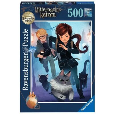 Ravensburger Mitternachts-Katzen Puzzle - 500 Teile Ravensburger Mitternachts-Katzen Puzzle - 500 Teile