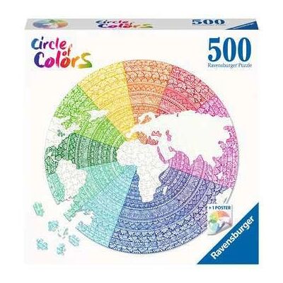 Puzzle Ravensburger - Mandala 500 pièces - Art relaxant pour adultes Puzzle Ravensburger - Mandala 500 pièces - Art relaxant pour adultes