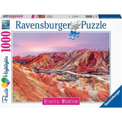 Rompecabezas Montañas Arcoíris Ravensburger - 1000 Piezas Rompecabezas Montañas Arcoíris Ravensburger - 1000 Piezas