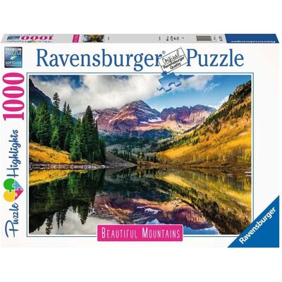 Puzzle Ravensburger 17317 Montagne Aspen Colorado - 1000 Pièces - Publicité Puzzle Ravensburger 17317 Montagne Aspen Colorado - 1000 Pièces - Publicité
