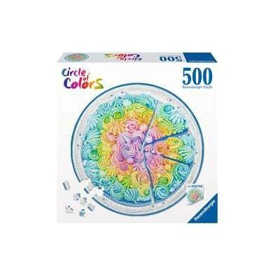 Ravensburger Szivárványtorta 500 Darab Kör alakú Puzzle - Élelmiszerek & Italok Ravensburger Szivárványtorta 500 Darab Kör alakú Puzzle - Élelmiszerek & Italok