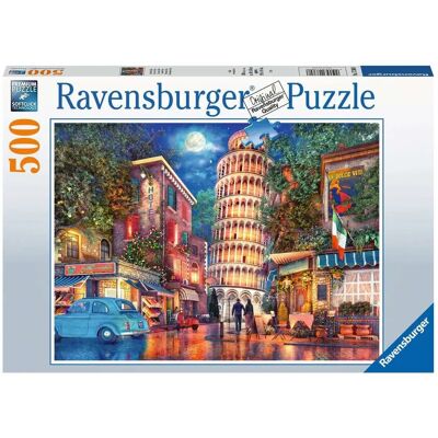 Ravensburger 17380 Puzzle - Soir à Pise - 500 Pièces - Publicité Ravensburger 17380 Puzzle - Soir à Pise - 500 Pièces - Publicité