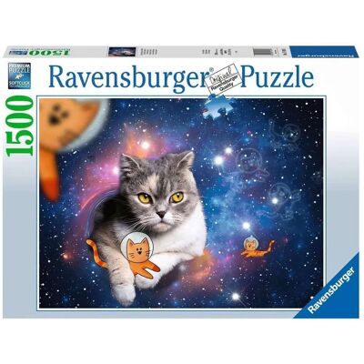 Rompecabezas Ravensburger Gatos en el Espacio - 1500 Piezas Rompecabezas Ravensburger Gatos en el Espacio - 1500 Piezas