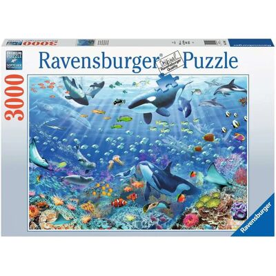 Puzzle Ravensburger 17444 - Monde Sous-Marin Coloré - 3000 Pièces Puzzle Ravensburger 17444 - Monde Sous-Marin Coloré - 3000 Pièces