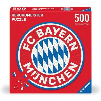 Rompecabezas redondo con logo del FC Bayern - 500 piezas Rompecabezas redondo con logo del FC Bayern - 500 piezas