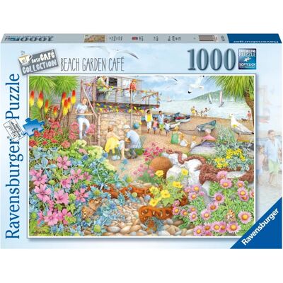 Ravensburger No. 1 Beach Garden Cafe 1000-Piece Jigsaw Puzzle Ravensburger No. 1 Beach Garden Cafe 1000-Piece Jigsaw Puzzle