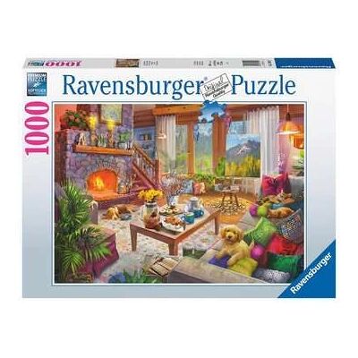 Ravensburger Knusden Cabin 1000 Stukjes Legpuzzel Ravensburger Knusden Cabin 1000 Stukjes Legpuzzel