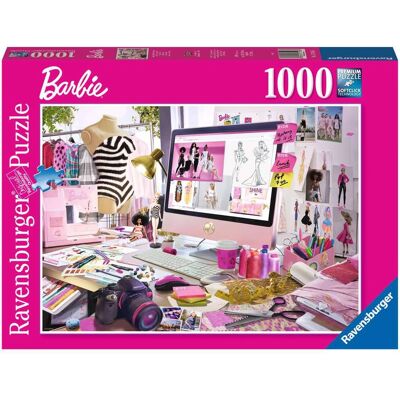 Quebra-cabeça Ravensburger Barbie Fashion Icon - 1000 Peças Quebra-cabeça Ravensburger Barbie Fashion Icon - 1000 Peças