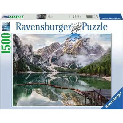 Ravensburger 17600 Puzzle - Lac de Braies - 1500 pièces - Publicité Ravensburger 17600 Puzzle - Lac de Braies - 1500 pièces - Publicité