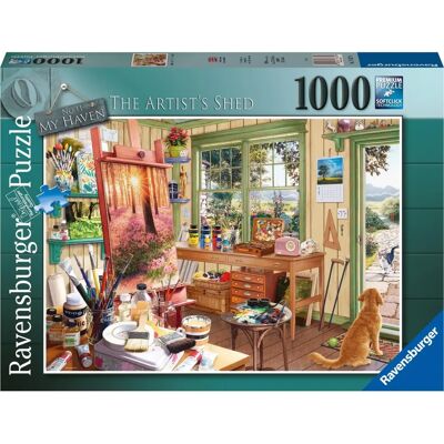 Ravensburger Ravensburger Haven No. 11 Artist's Shed 1000 Piece Puzzle - Jigsaw Puzzle Ravensburger Ravensburger Haven No. 11 Artist's Shed 1000 Piece Puzzle - Jigsaw Puzzle