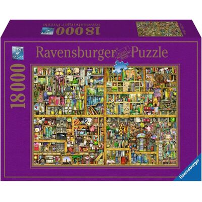 Ravensburger Colin Thompson Regał na książki Puzzle - Puzzle Ravensburger Colin Thompson Regał na książki Puzzle - Puzzle