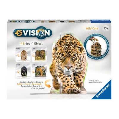 Παζλ 3D Ravensburger 4S Vision Γάτες του Δάσους Παζλ 3D Ravensburger 4S Vision Γάτες του Δάσους