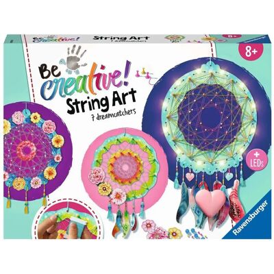 Ravensburger 18235 Blå konst/handarbete leksak - Drömfångare, String Art Ravensburger 18235 Blå konst/handarbete leksak - Drömfångare, String Art