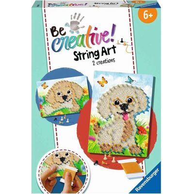 Ravensburger Becreative String Art Chiens - Activité DIY pour Enfants - Publicité Ravensburger Becreative String Art Chiens - Activité DIY pour Enfants - Publicité