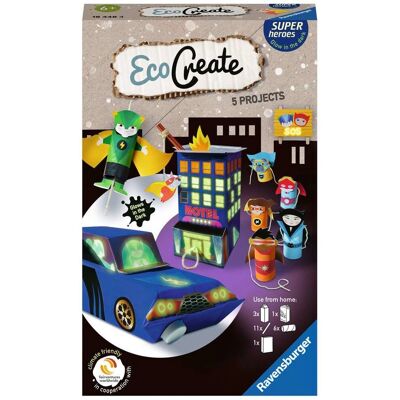 Juguete de manualidades EcoCreate Superhéroes - Niños 6+ Juguete de manualidades EcoCreate Superhéroes - Niños 6+