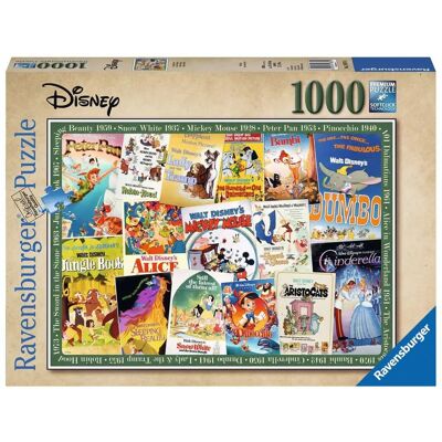 Ravensburger 19874 Puzzle - Vintage Disney Poster 1000 Stück Ravensburger 19874 Puzzle - Vintage Disney Poster 1000 Stück