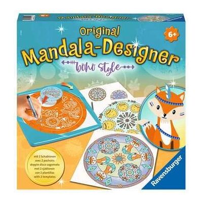 Ravensburger Midi Mandala Designer Boho Style - Färgläggningsset Ravensburger Midi Mandala Designer Boho Style - Färgläggningsset