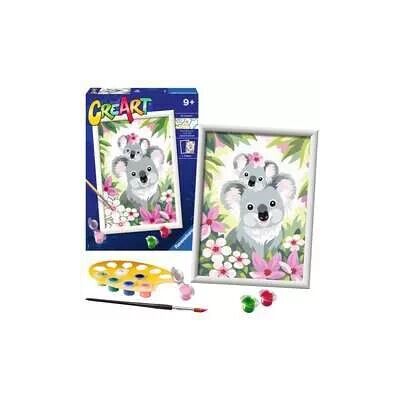 Ravensburger CreArt Peinture par Numéros - Koalas Mignons - Kit de Puzzle - Publicité Ravensburger CreArt Peinture par Numéros - Koalas Mignons - Kit de Puzzle - Publicité