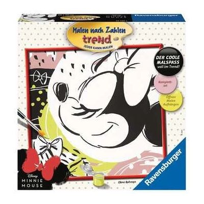 Ravensburger Timeless Minnie Malen nach Zahlen - Buntes Bastelset ab 12+ Ravensburger Timeless Minnie Malen nach Zahlen - Buntes Bastelset ab 12+