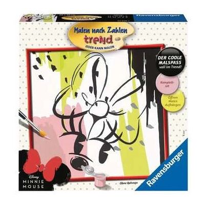 Ravensburger Modern Minnie Mal-nach-Zahlen Set - Malen und Farben Ravensburger Modern Minnie Mal-nach-Zahlen Set - Malen und Farben