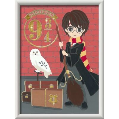 RAVENSBURGER Hogwarts Abfahrt Malen nach Zahlen - Für Kinder ab 9 Jahren RAVENSBURGER Hogwarts Abfahrt Malen nach Zahlen - Für Kinder ab 9 Jahren