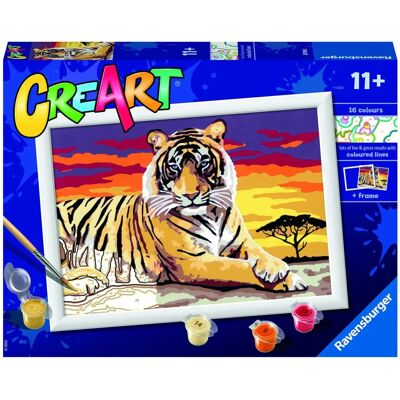 Zestaw Malarski Tygrys Wielki - Ravensburger Zestaw Malarski Tygrys Wielki - Ravensburger