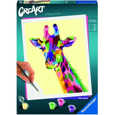 Ravensburger CreArt Zábavná Žirafa - Kreativní Malířský Set Ravensburger CreArt Zábavná Žirafa - Kreativní Malířský Set