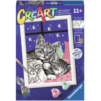 Zestaw Malowania Sleepy Kitties Ravensburger Zestaw Malowania Sleepy Kitties Ravensburger