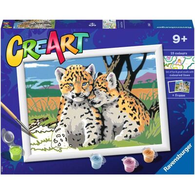 Ravensburger 20262 Gioco di Arte & Artigianato - Cuccioli di Leopardo - Arte e Artigianato Ravensburger 20262 Gioco di Arte & Artigianato - Cuccioli di Leopardo - Arte e Artigianato