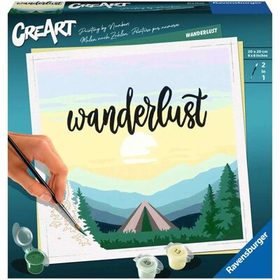 Ravensburger Wanderlust Kleurboek met Getallen - Creatief Set Ravensburger Wanderlust Kleurboek met Getallen - Creatief Set